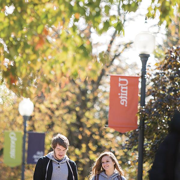 Campus flags